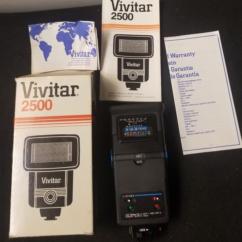 Vivitar 2500 flash with original box